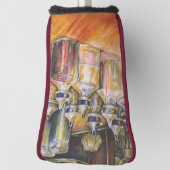 Ideografie van Golden Light Golfheadcover (Draai 90)