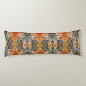 Ideografie van Golden Light Lichaamskussen (Achterkant)