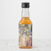 Ideografie van Golden Light Likeurfles Etiket (Voorkant)