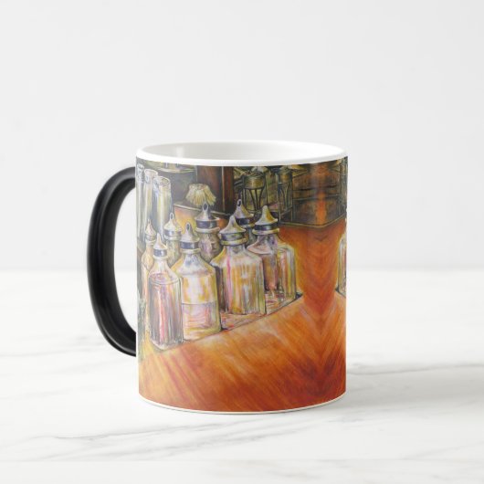 Ideografie van Golden Light Magische Mok (Voorkant links)