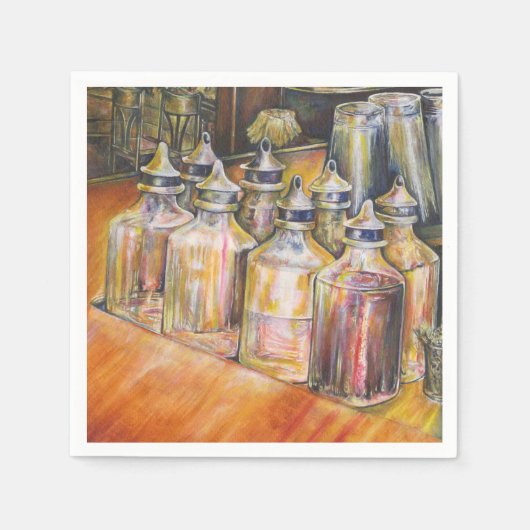 Ideografie van Golden Light Servet (Voorkant)