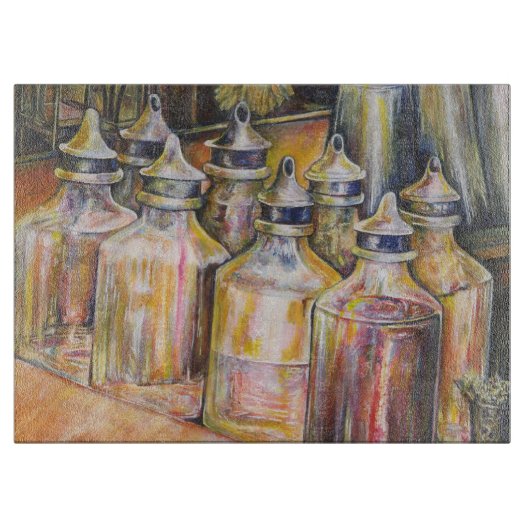 Ideografie van Golden Light Snijplank (Voorkant)