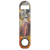 Ideografie van Golden Light Speed Flessenopener (Achterkant)