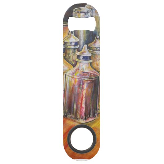 Ideografie van Golden Light Speed Flessenopener (Achterkant)