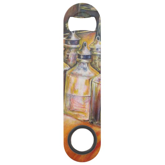 Ideografie van Golden Light Speed Flessenopener (Voorkant)