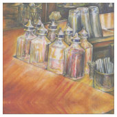 Ideografie van Golden Light Stof (Close Up)
