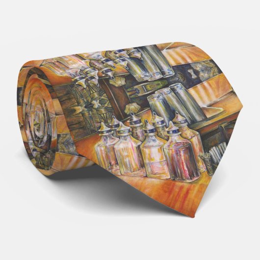 Ideografie van Golden Light Stropdas (Opgerold)