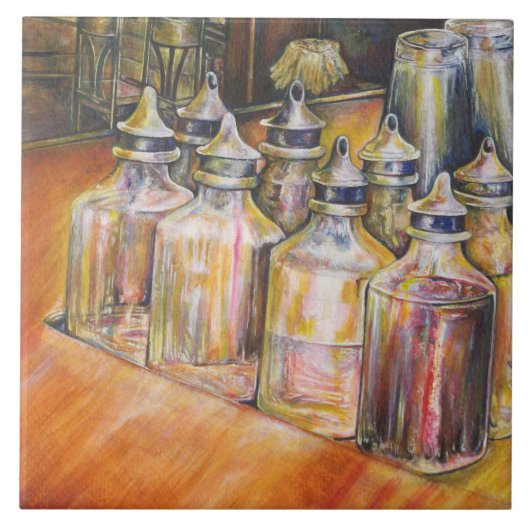 Ideografie van Golden Light Tegeltje (Voorkant)