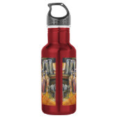 Ideografie van Golden Light Waterfles (Achterkant)