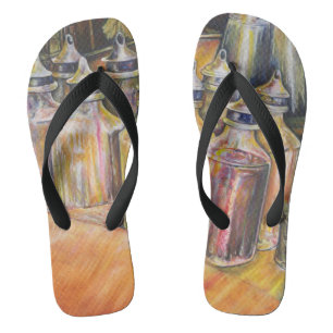 Ideografie van het Gouden Licht Teenslippers