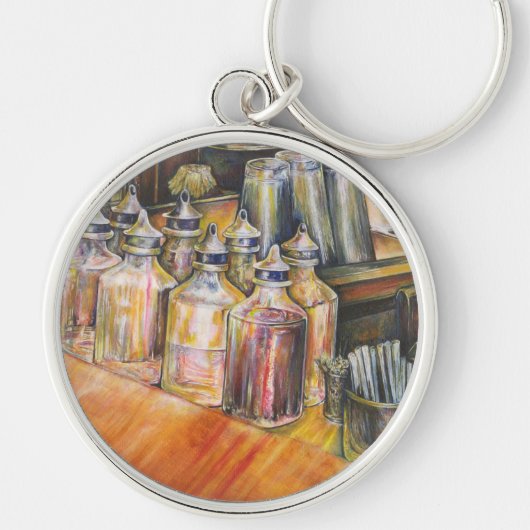 Ideografie van het Gulden Licht Sleutelhanger (Voorkant)