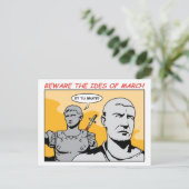 Ides of March Briefkaart (Staand voorkant)
