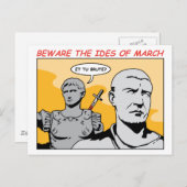 Ides of March Briefkaart (Voorkant / Achterkant)