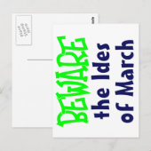 Ides of March Briefkaart (Voorkant / Achterkant)