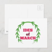 Ides van maart briefkaart (Voorkant / Achterkant)