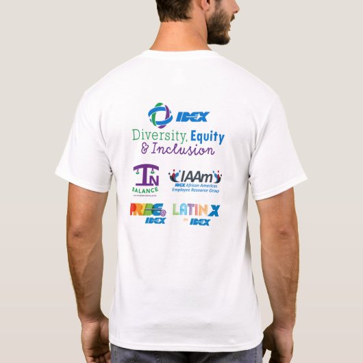 IDEX Health & Science Diversity T-shirt in White (Achterkant)