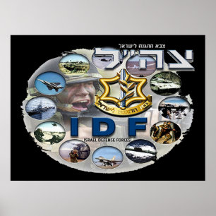 IDF Composietdonker Poster