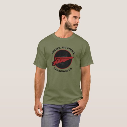 IDF Israel Army Air Force 116 Unit Army T-shirt (Voorkant volledig)