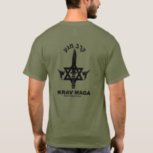 Idf Israel Army Krav Maga Star van David Combat T-shirt