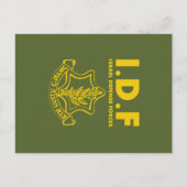IDF Israel Defence Forces - ENG Briefkaart (Voorkant)