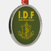 IDF Israel Defence Forces - ENG Metalen Ornament (Rechts)