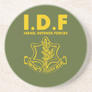IDF Israëlische Defensie Strijdkrachten - ENG Zandsteen Onderzetter