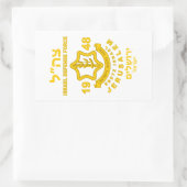 IDF - Sar El Volunteer - programma Rechthoekige Sticker (Tas)