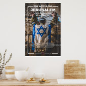IDF Soldaat bij de Westerne Muur Poster (Keuken)