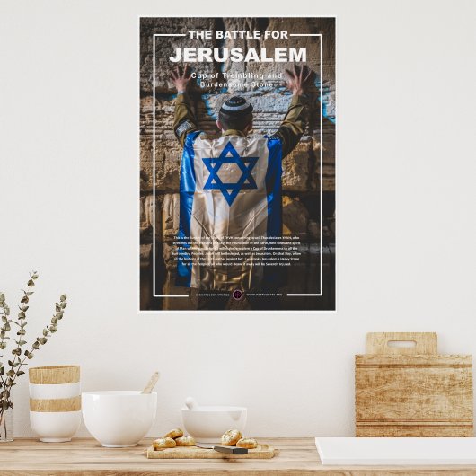 IDF Soldaat bij de Westerne Muur Poster (Keuken)