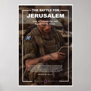 IDF Soldaat leest Thora Poster