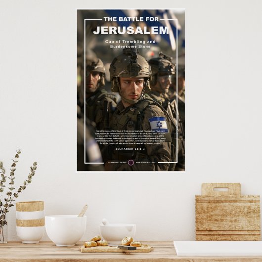 IDF Soldaat Poster (Keuken)