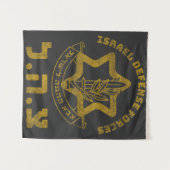 IDF Zahal Tzahal Israël Verdedigingstroepen Joods Wandkleed (Voorkant (horizontaal))