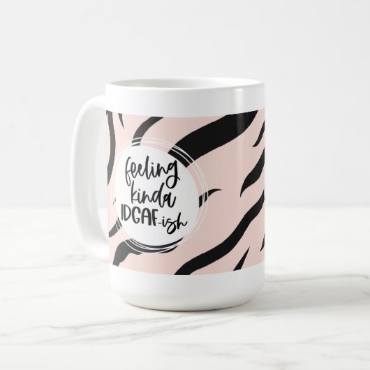 IDGAF-ISH Klassieke Mok (Voorkant links)