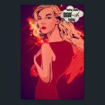 IDGAF Quote Gezegden Pun, Funny Punny Pop Art Poster<br><div class="desc">Grappige, leuke en feestelijke kunstprint. Voeg wat komische opluchting toe aan uw huis of kantoor met dit grappige Pop Art Canvas met een blonde schoonheidsillustratie van "Feeling Kinda IDGAF - ish Today". Grappig Pop Art Poster. Mooie blonde vrouw die nadenkt. Grappig meme poster. Perfect voor het opfleuren van elke ruimte...</div>