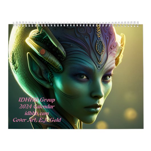 IDHHB Groep 14 afbeeldingen 14 Artiesten 2024 Kale Kalender (Hoes)