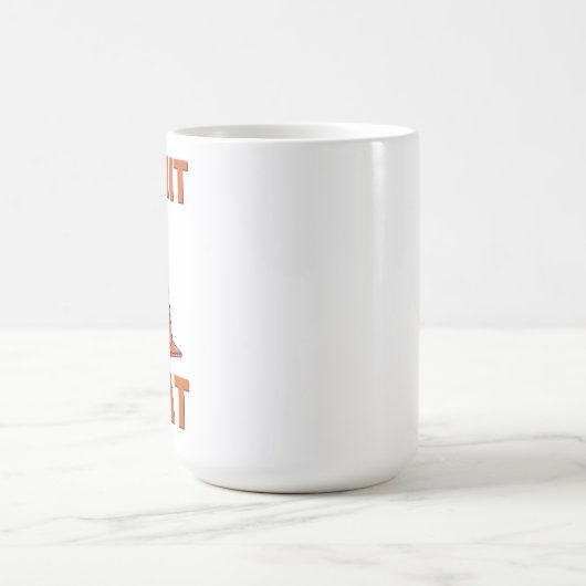 I'd'hit that funny autocross design oranje cone magische mok (Midden)