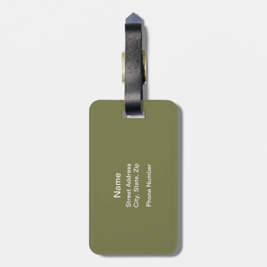 iDhoek (Hockey) Bagagelabel (Achterkant verticaal)