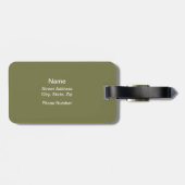 iDhoek (Hockey) Bagagelabel (Achterkant horizontaal)