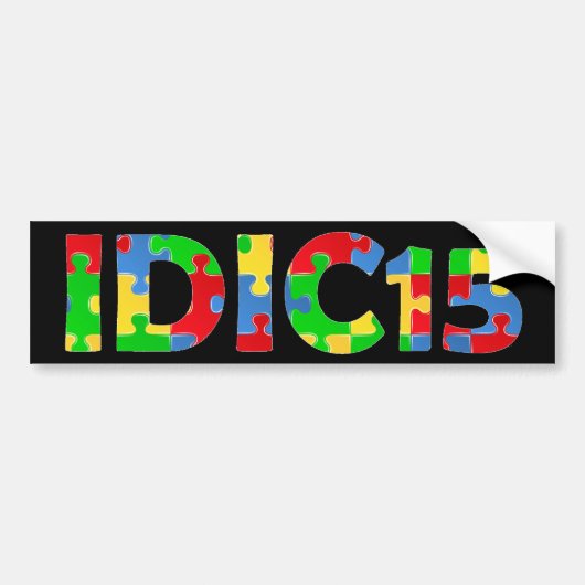 IDIC15 de Sticker van de Bumper van het raadsel (Voorkant)