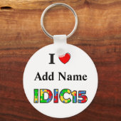 IDIC15 Keychain I Liefde past aan (Voorkant)