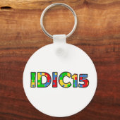 IDIC15 Sleutelhanger Multicolor Puzzle (Voorkant)