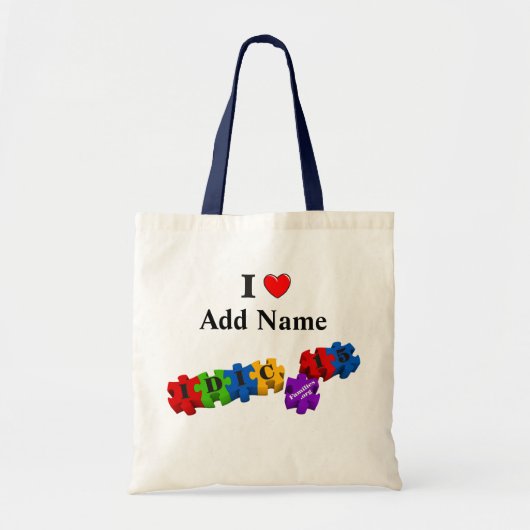 IDIC15 Tas Multicolor Puzzel Aanpassen (Voorkant)