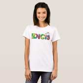 IDIC15 Vrouwen Shirt Multicolor Puzzel Aanpassen (Voorkant volledig)
