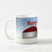 Idillyc Serene Xmas Magical Snow Funny Santa Koffiemok (Links)