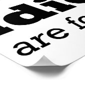 Idiomen zijn voor de vogels Funny Poster Sign Gram (Hoek)