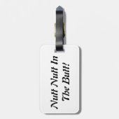 idioot bagagelabel (Achterkant verticaal)