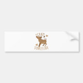 idioot bumpersticker (Voorkant)