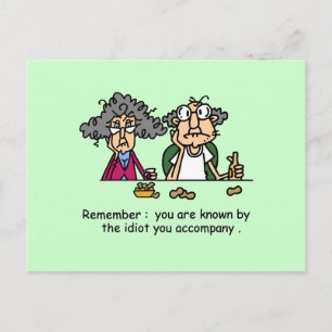 Idioot Company Briefkaart