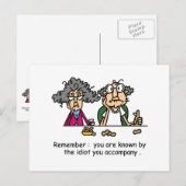 Idioot Company Briefkaart (Voorkant / Achterkant)