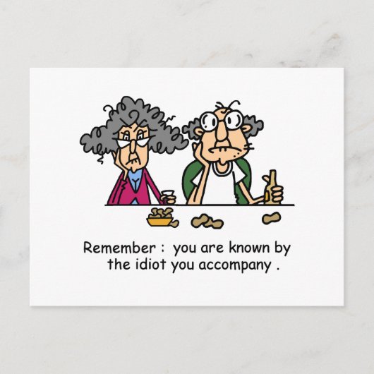 Idioot Company Briefkaart (Voorkant)